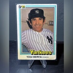 #351 Yogi Berra 1981 Donruss